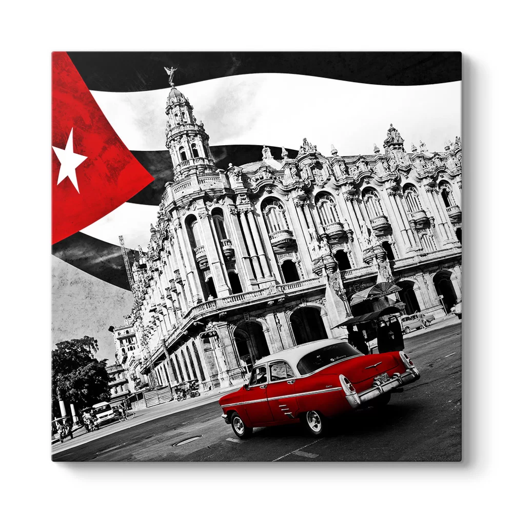 Küba Havana Araba Tablosu - Model 3